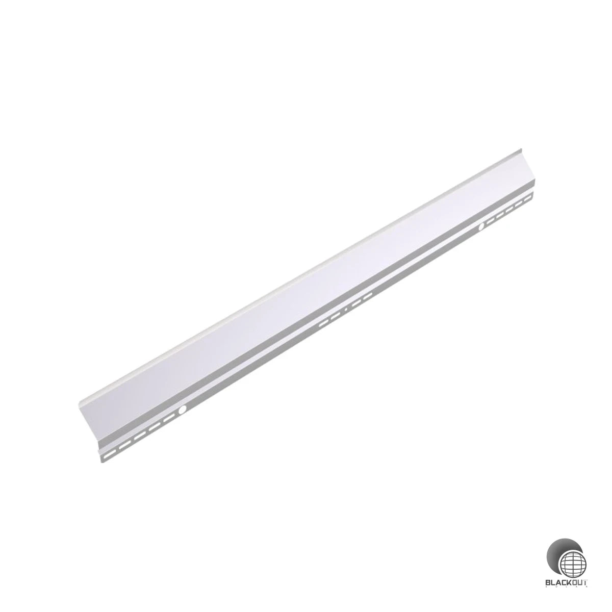 Beschichtetes Stahl-Windleitblech für Flachdach-PV-Anlagen mit 10° Neigung — passend für Solarmodule mit einer Länge von 1.751 bis 2.000 mm.