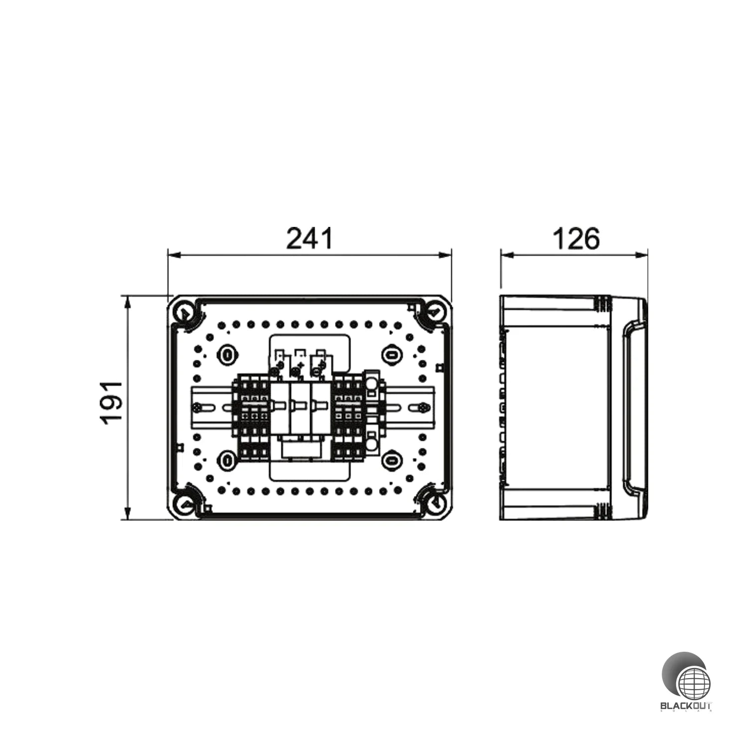 OBO Bettermann Generatoranschlusskasten 4-String 1-MPP 900V DC