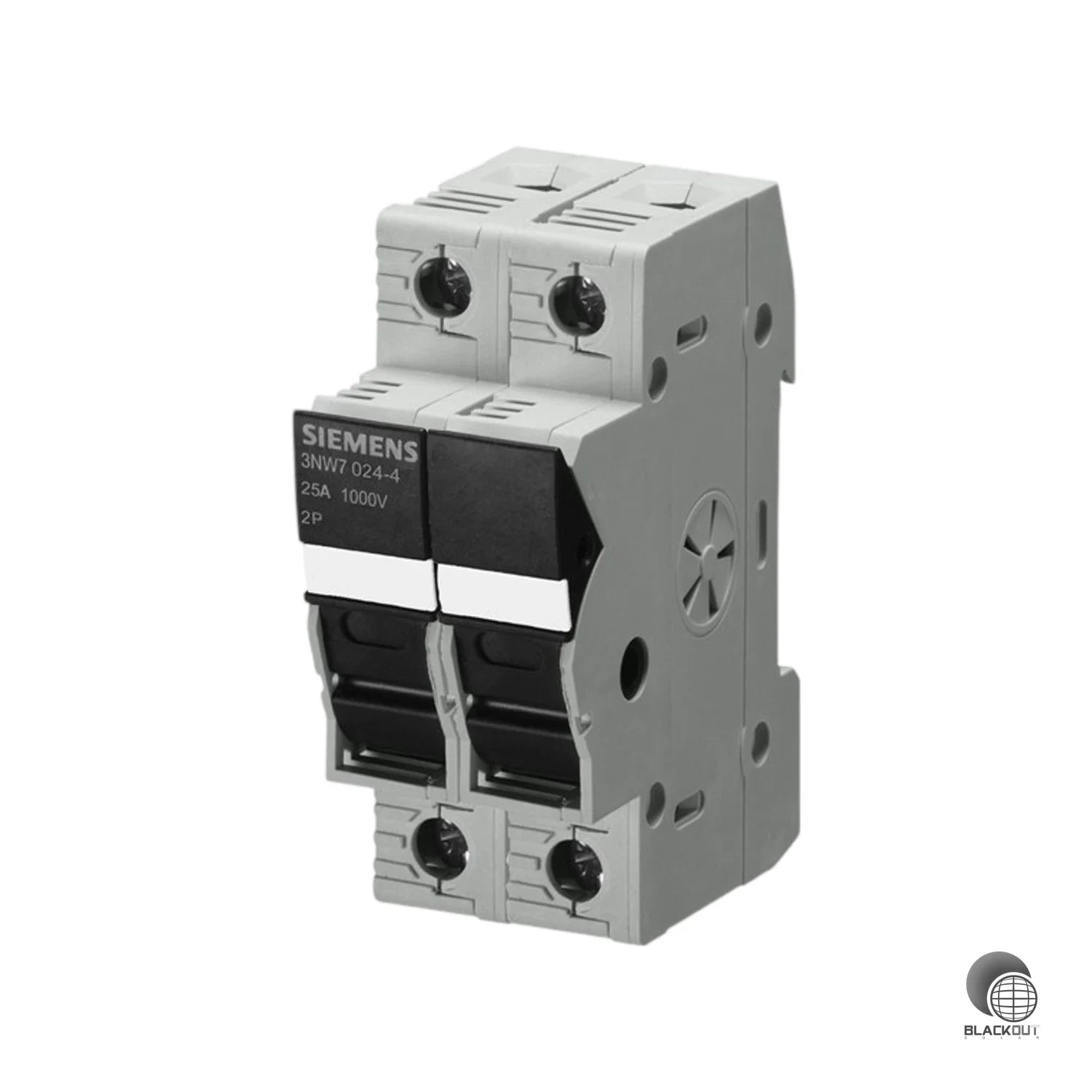 Zweipoliger Zylindersicherungshalter für Photovoltaik-Anwendungen mit 1000 V DC Bemessungsspannung und 30 A Nennstrom — ausgelegt für die besonderen Anforderungen von PV-Anlagen.