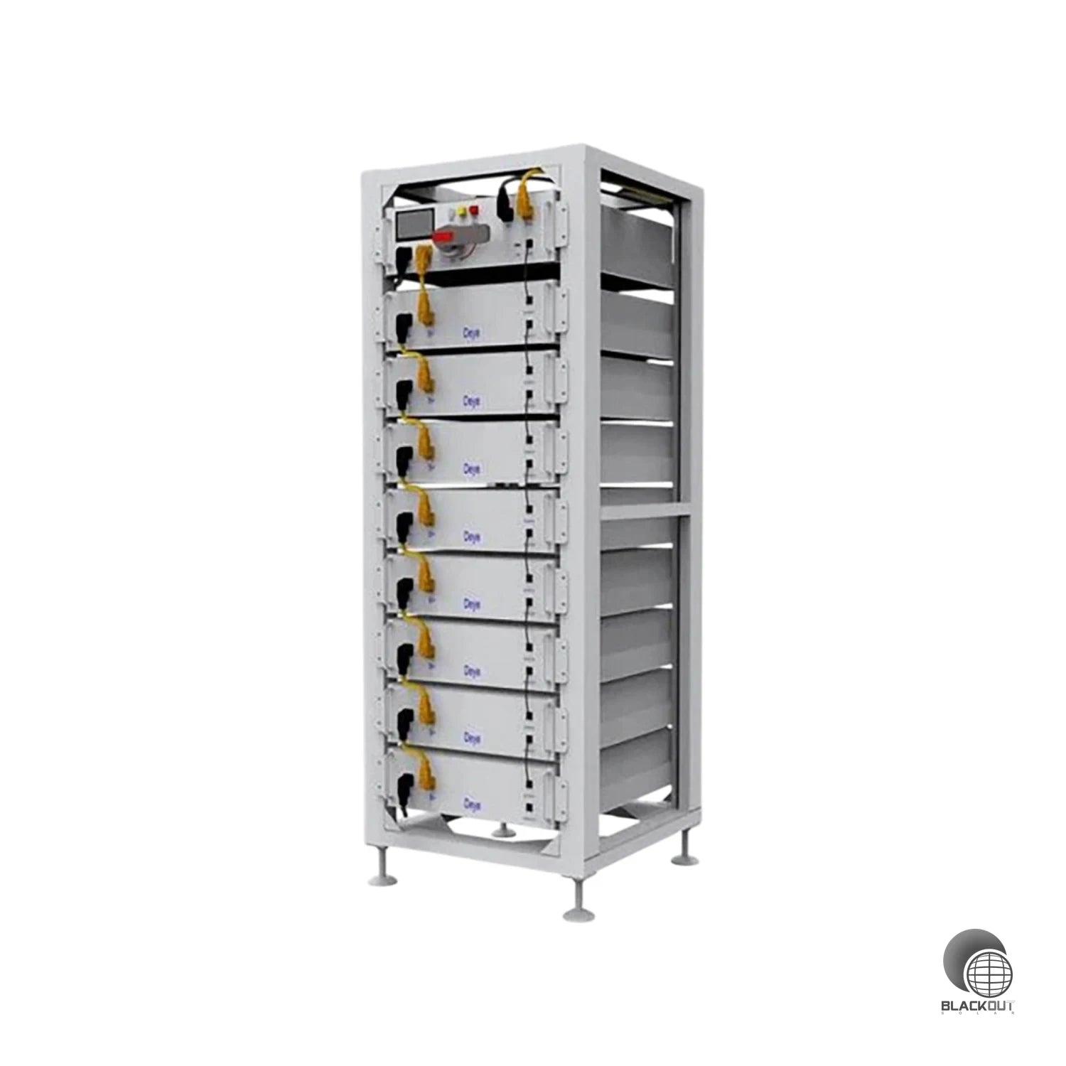 Deye 3U-L Rack, Regal System für Hochvolt 8 BOS-G 5.1 Batterien (B2B) 1