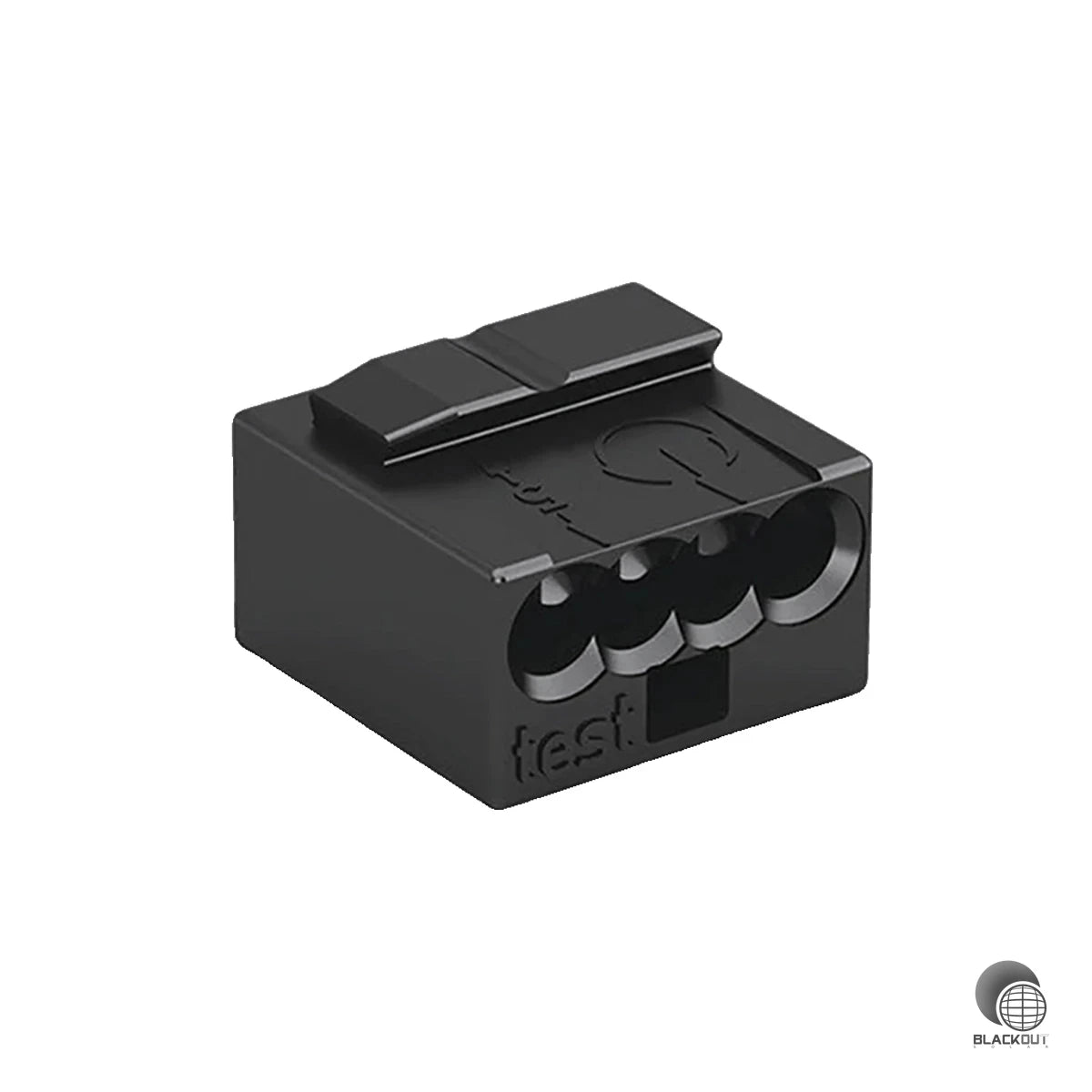 WAGO MICRO-Verbindungsdosenklemme, für eindrähtige Leiter, Ø max. 0,8mm, dunkelgrau (B2B) 1