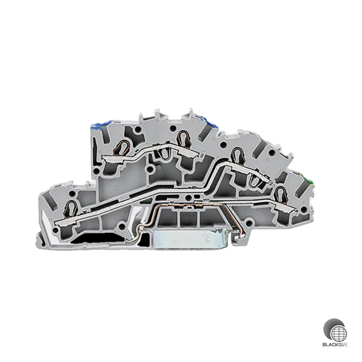 WAGO Installationsetagenklemme, mit Betätigungsöffnung, 2,5mm², grau (B2B) 1