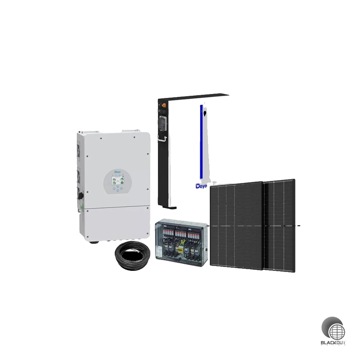 Komplettset 8kWp + Deye 8KW + 6,1kWh Speicher (B2B) 1
