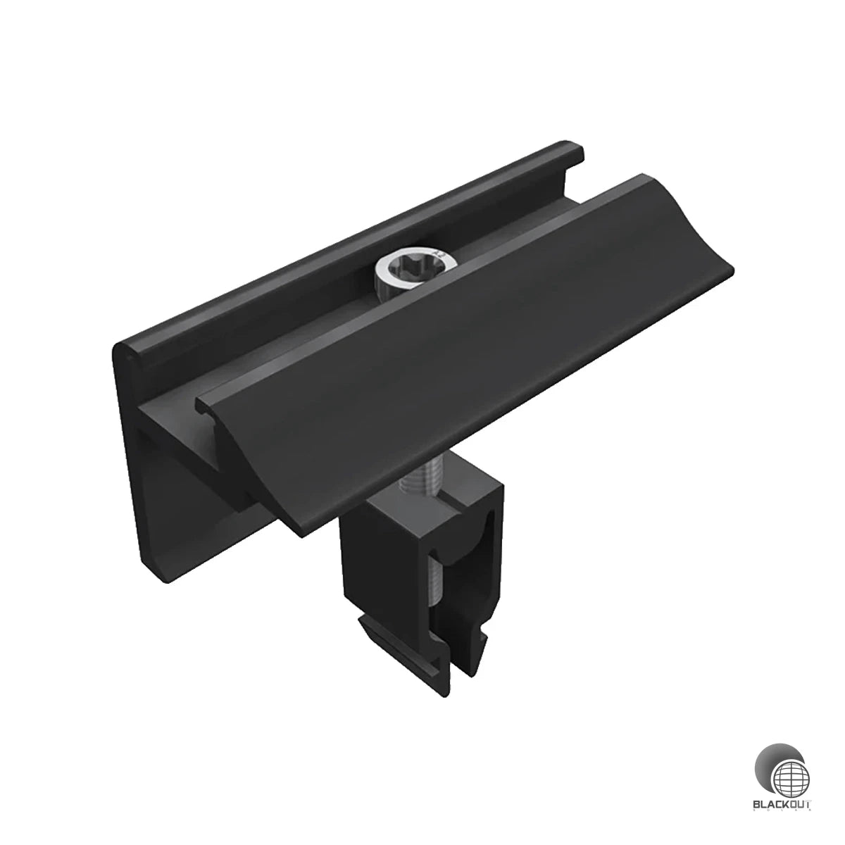SL Rack Endklemme Vario schwarz eloxiert 30 - 50 mm (B2B) 1