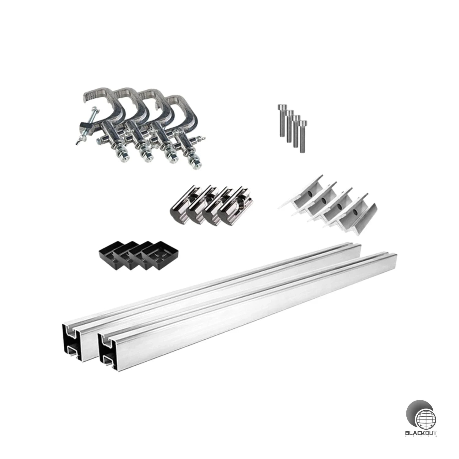 Solarmodulhalter Balkongeländer 30mm Rahmenhöhe (B2B) 3