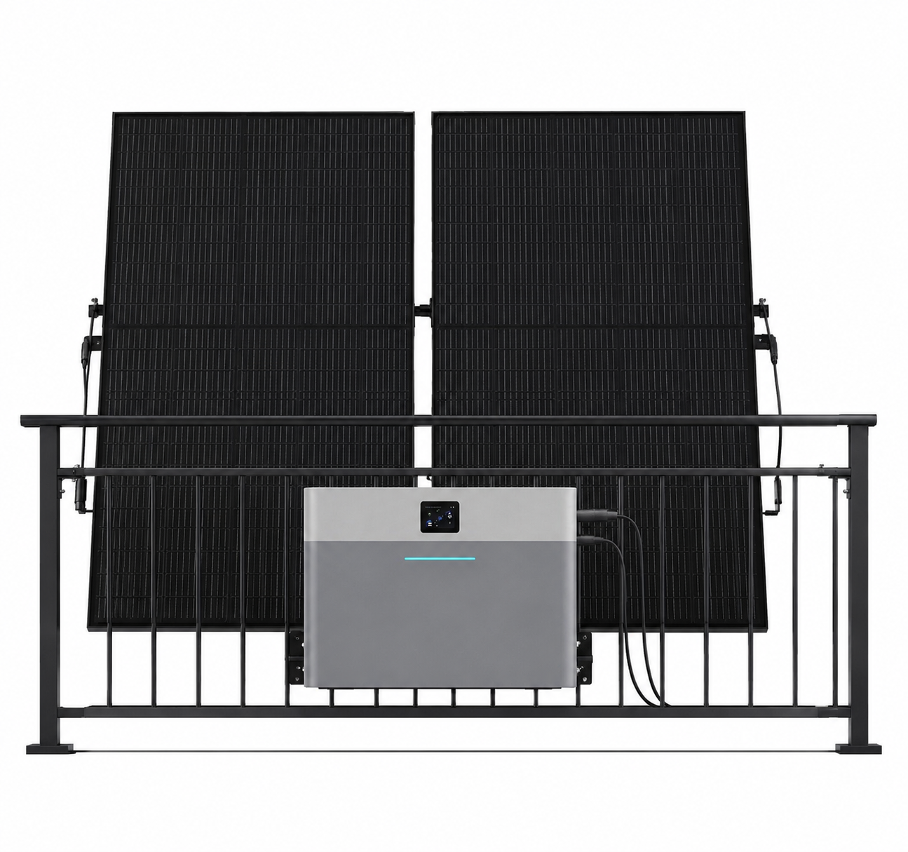 Deye Balkonkraftwerk-Set 2 kWh Speicher + 920 Wp Trina Solar Vertex S+