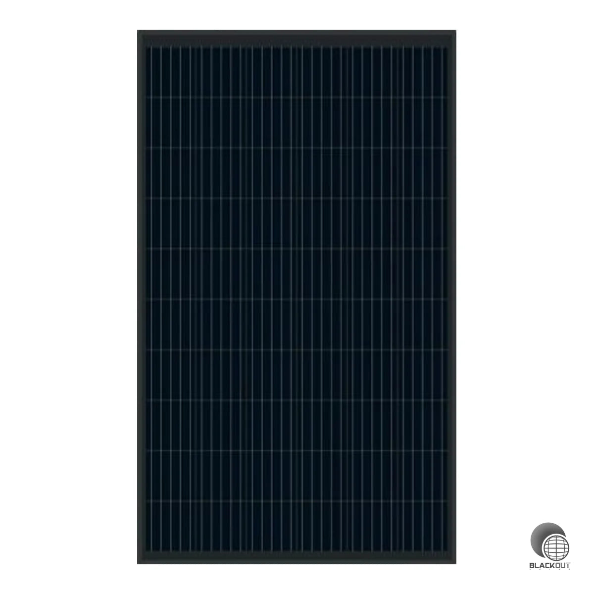 Monokristallines 325-Wp-Solarmodul mit verstärktem 40-mm-Aluminiumrahmen, speziell konzipiert für Gebiete mit hoher Schneelast – belastbar bis zu 8000 Pa je nach Montagesituation.