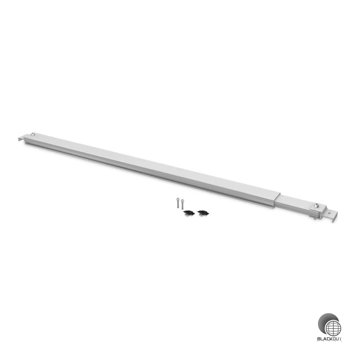 Fixierungszubehör für das K2 Dome 6 System zur sicheren Befestigung an Montagefüßen auf Flachdächern ab 3° Neigung. Geeignet für Modullängen von 1617 bis 2392 mm.