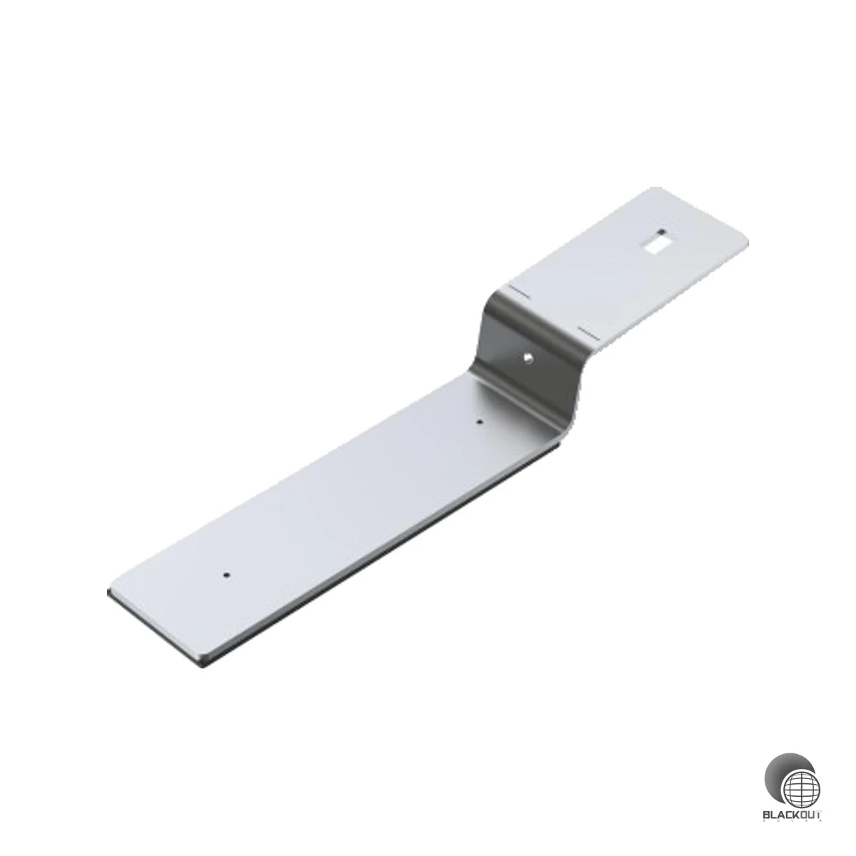 Stabiler Anfangsfuß für die Aufständerung von Solarmodulen auf Flachdächern mit 5° Neigung — inklusive vormontierten Bautenschutzmatten für schnelle und dachschonende Montage.