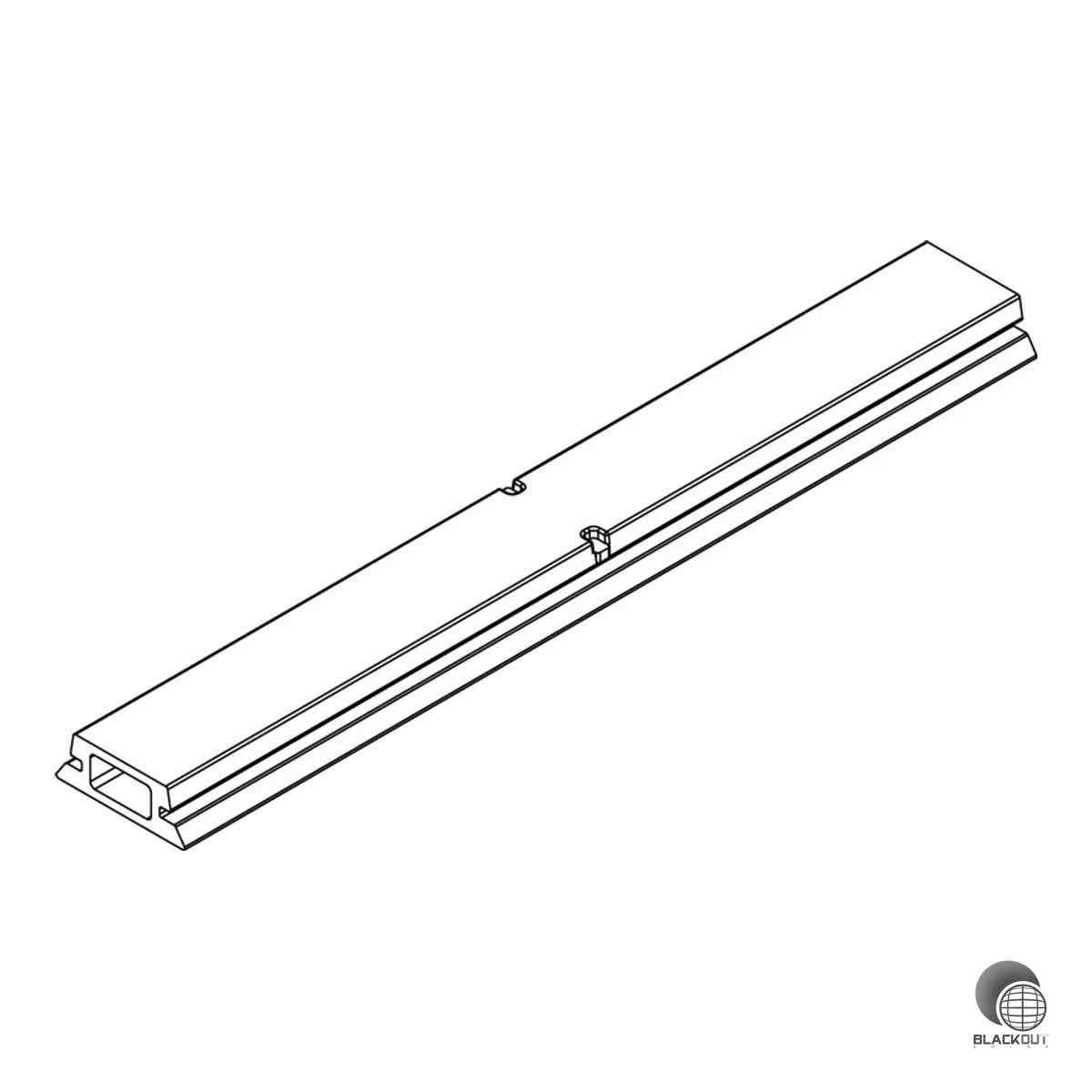 K2 Systems InsertionRail 2.0 RailConnector Schienenverbinder Aluminium