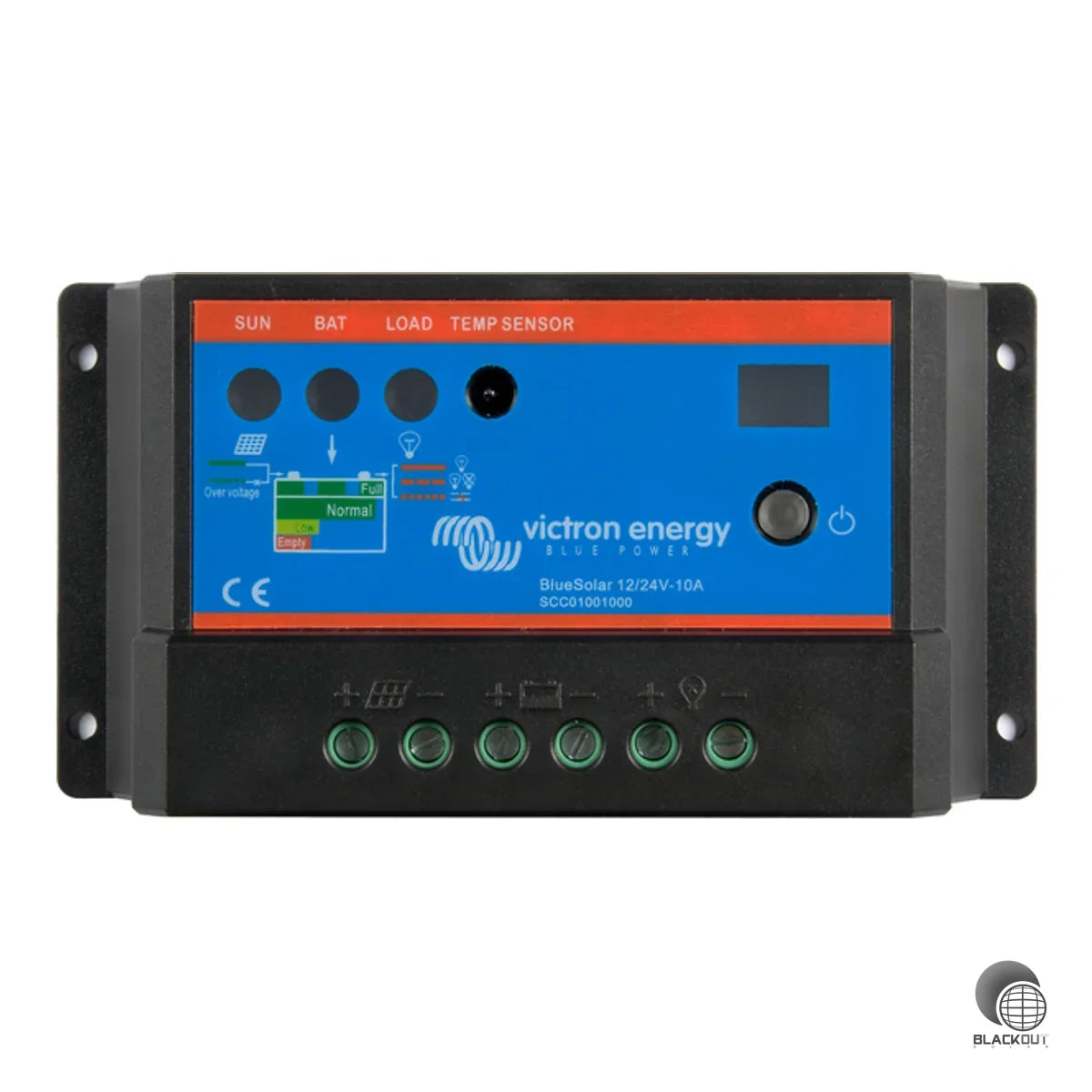 Kompakter PWM-Solarladeregler mit 5 A Nennladestrom und automatischer 12/24-V-Systemerkennung. Dreistufige Ladung, Lastausgang mit Tiefentladeschutz und unter 10 mA Eigenverbrauch – ideal für kleine Inselanlagen und mobile Anwendungen.