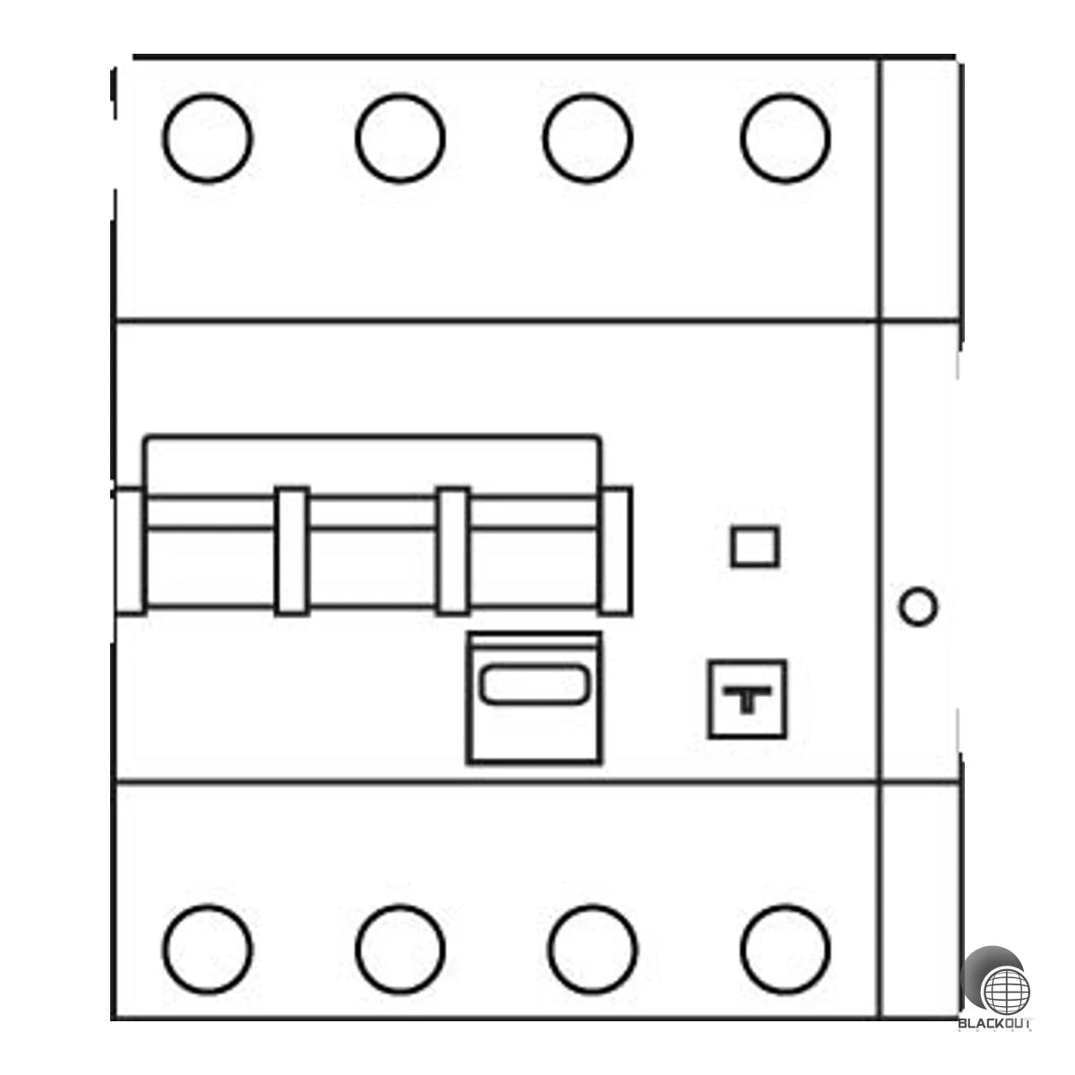Doepke DRCBO 4 FI-/LS-Schalter 3P+N 16A 0,1A Typ B+ PV