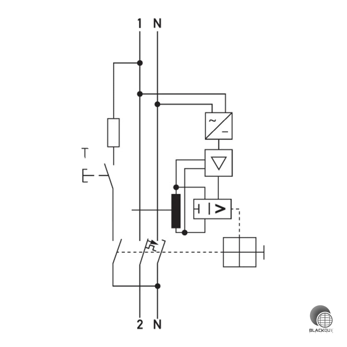 Doepke DRCBO 4 16A/0,1A Typ B+ FI-/LS-Schalter PV