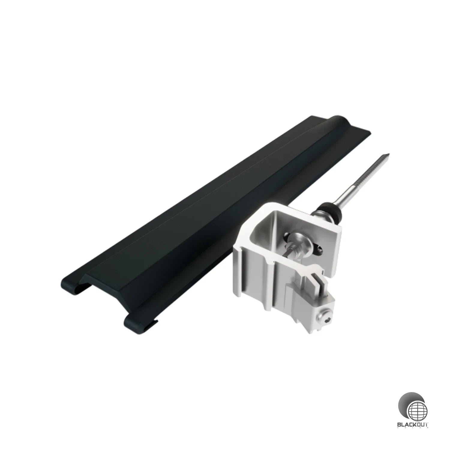Aluminium-Solarhalter für die Befestigung von PV-Montagesystemen auf Dachplattenwellen am Schrägdach. Verpackungseinheit: 10 Stück.