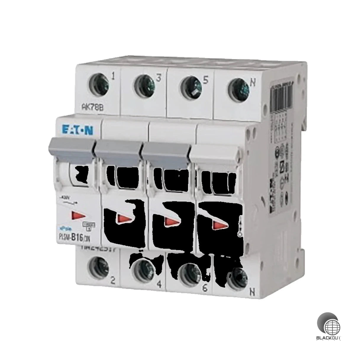 Eaton Leitungsschutzschalter, 16 A, 3p+N, Charakteristik: C (B2B) 1