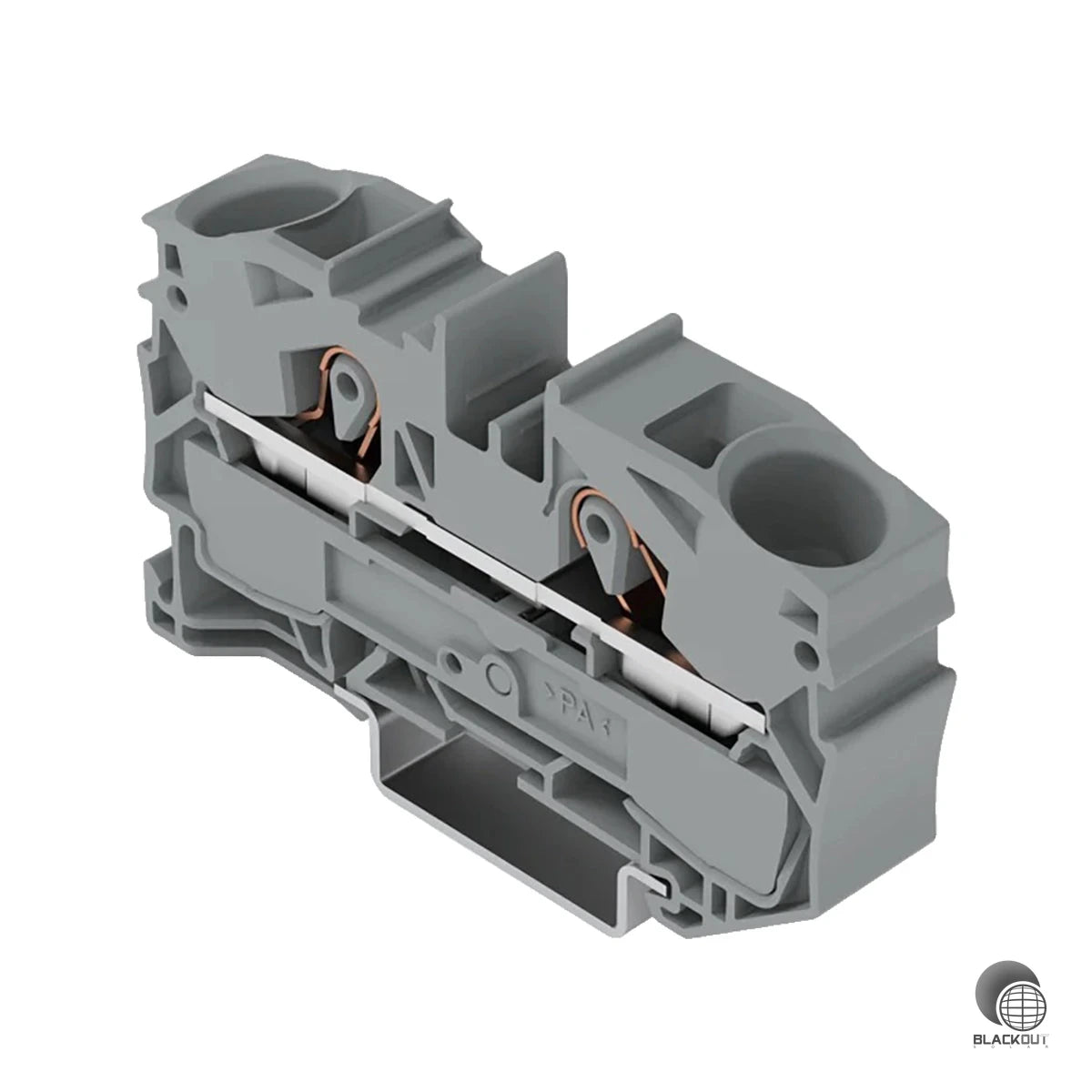 WAGO 2-Leiter-Durchgangsklemme, 16mm², für Anwendungen Ex e II geeignet, grau (B2B) 1