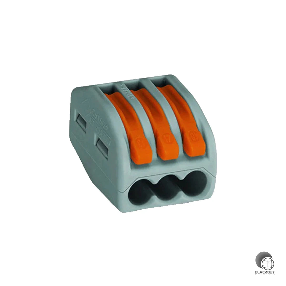 WAGO CLASSIC-Verbindungsklemme, für alle Leiterarten, max. 4mm², grau (B2B) 1