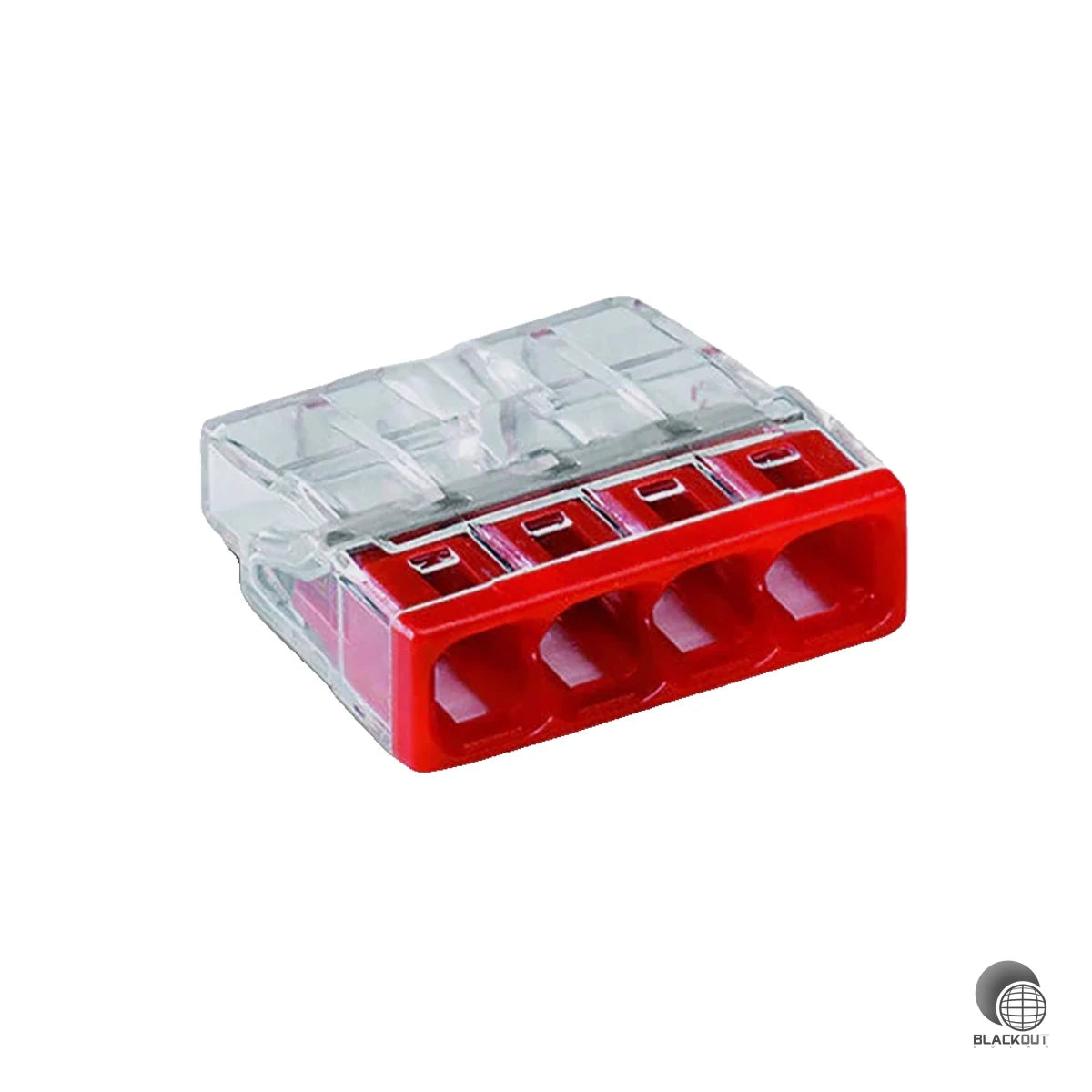 WAGO COMPACT-Verbindungsdosenklemme, für eindrähtige Leiter, max. 2,5mm², transparent (B2B) 1