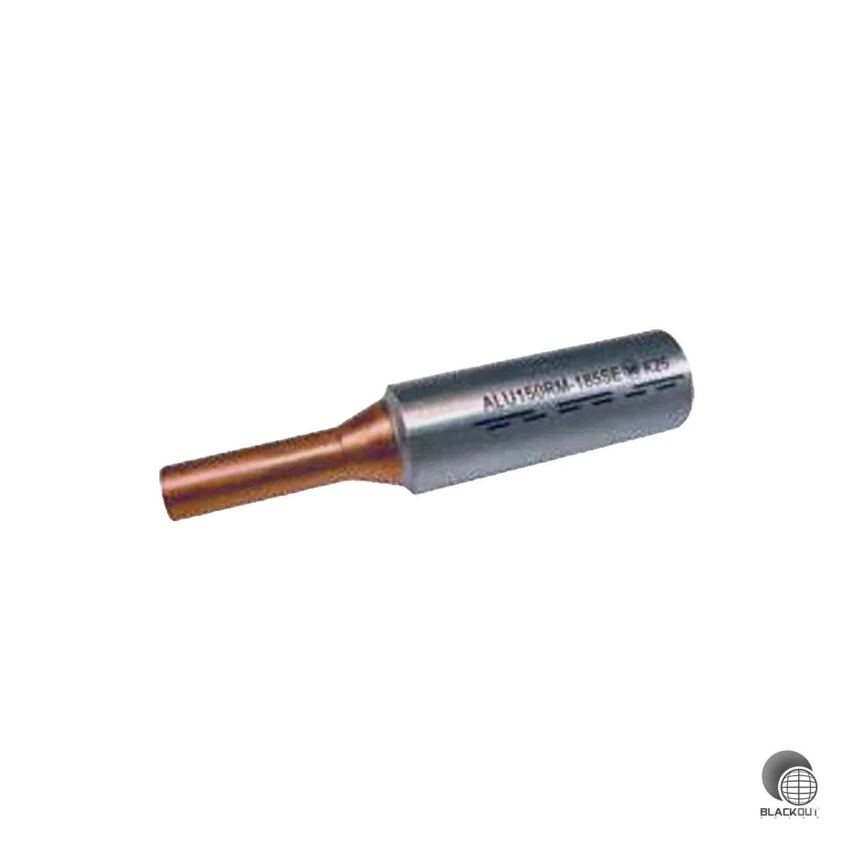 Al-Pressverbinder 16 mm² rm/sm 25 mm² se mit Cu-Bolzen 6mm Durchmesser blank (B2B) 1