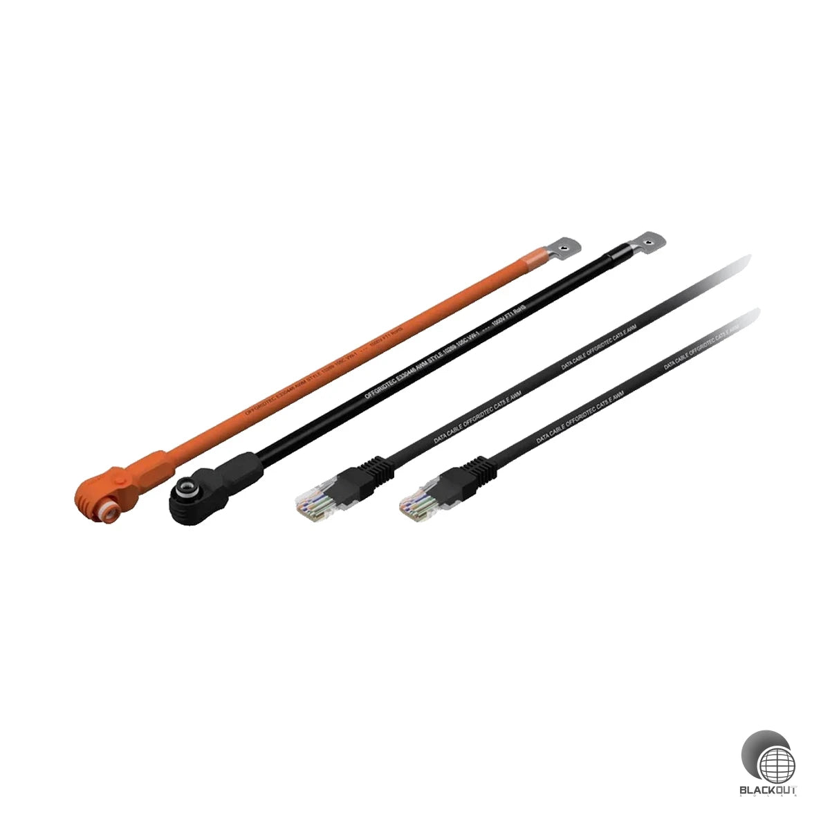 Pylontech Batterieanschlusskabelset Pylontech zu Wechselrichter 2 x 2,0m 25mm² Amphenol zu M8 (B2B) 1