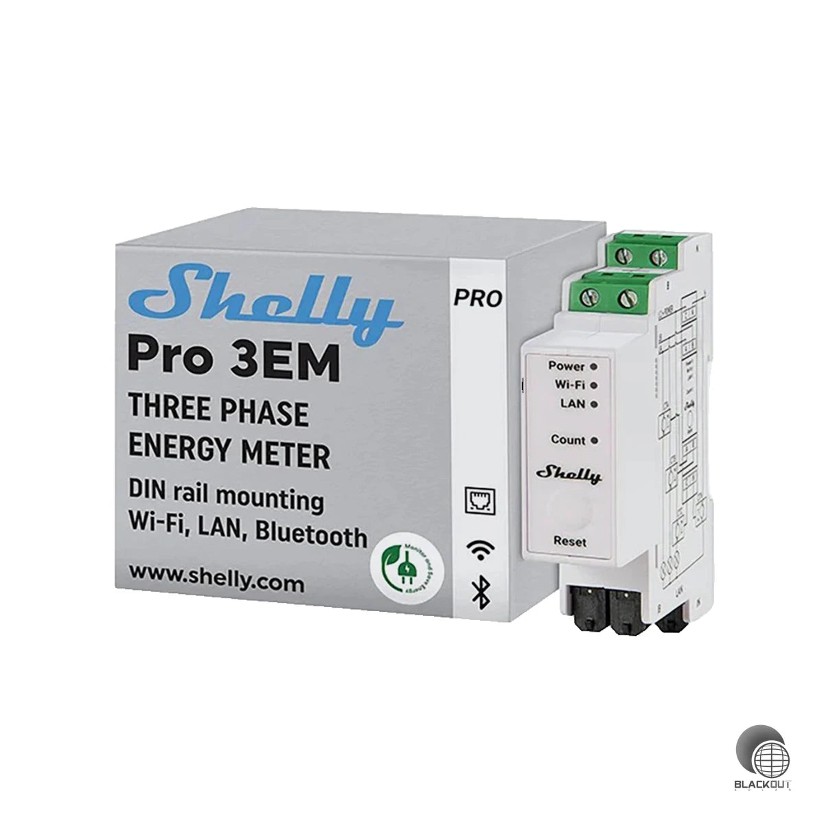 Shelly Pro 3EM - 120A smarter Energiemesser (B2B) 1