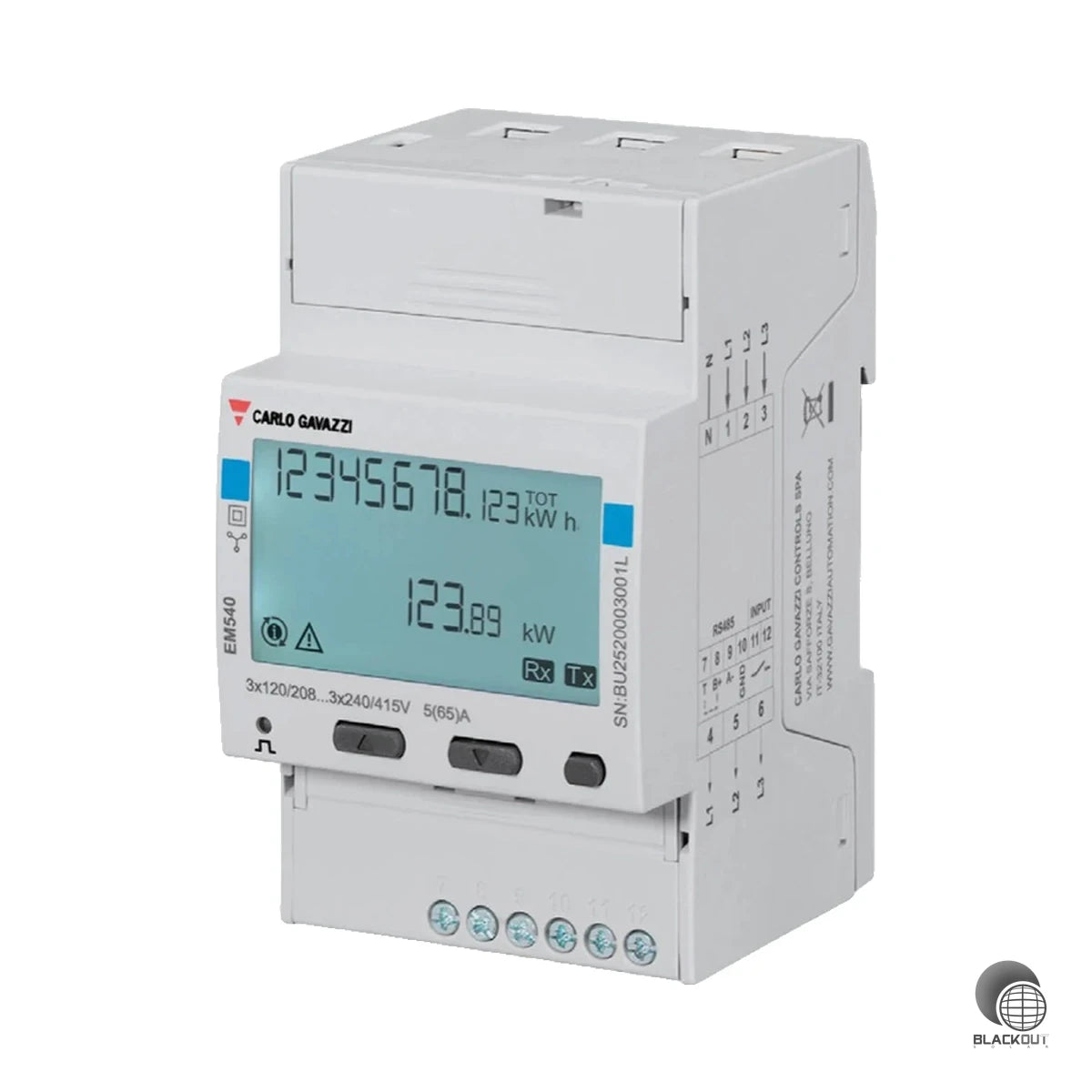 Victron Energy Meter EM540 3 phasig Energiemessgerät - max 65A/Phase (B2B) 1