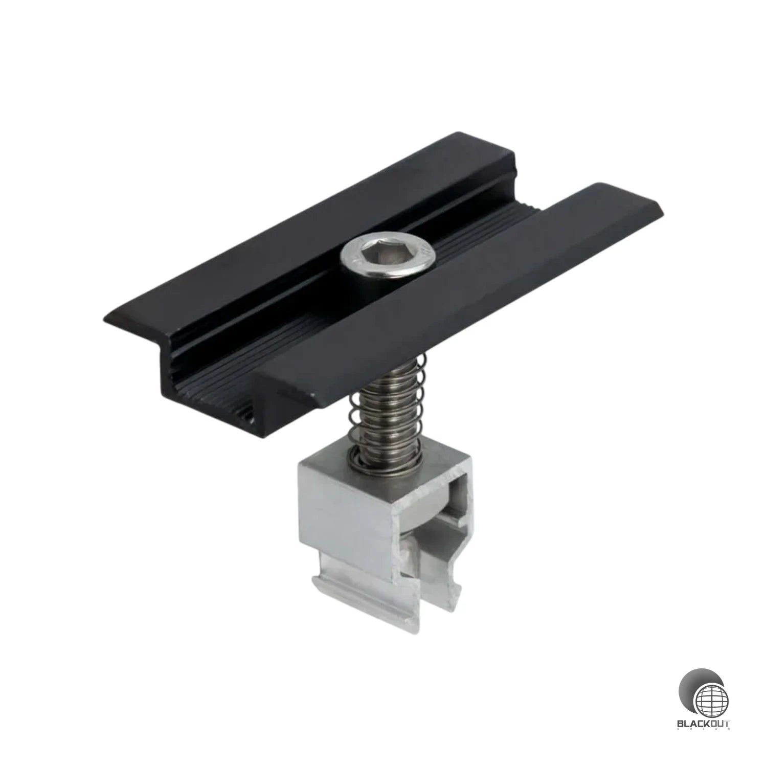 Montageset für Doppelstabmattenzaune 2 Module senkrechte Montage Photovoltaik Balkon - Zaun (B2B) 6