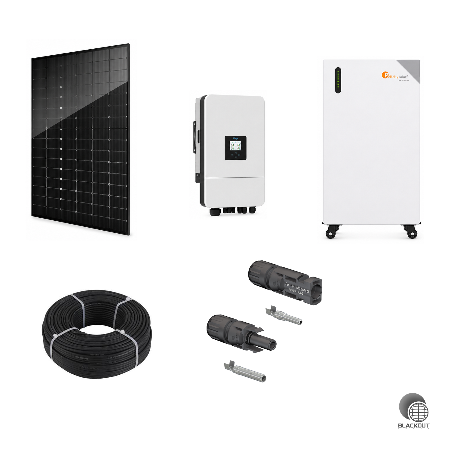 MR.Mining PV SET S - 8,19kWp Modulleistung, 10KW Deye Hybrid, 16kWh Speicher